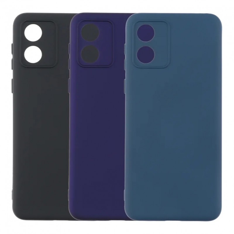 Чохол Silicone Cover Full Camera (A) для Motorola E13 08.Dark Blue