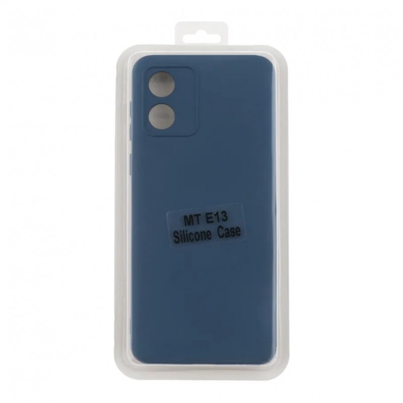 Чохол Silicone Cover Full Camera (A) для Motorola E13 08.Dark Blue