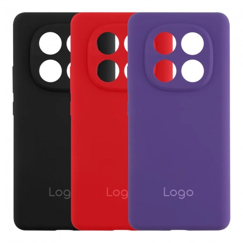 Чохол Liquid Silicone (AA) Full Camera для Xiaomi Redmi Note 14 Pro 5G/Poco X7 5G 15.Dark Grey