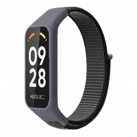 Ремінець для Xiaomi Mi Band 8 Active/Redmi Smart Band 2 Nylon Wind and Cloud Gray