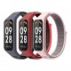 Ремінець для Xiaomi Mi Band 8 Active/Redmi Smart Band 2 Nylon Wind and Cloud Gray