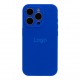 Чохол Silicone Case Full Size with Frame для iPhone 15 Pro Max 44.Shiny Blue