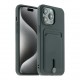 Чохол TPU Colorfull Pocket Card для iPhone 15 Pro Max Pink Sand