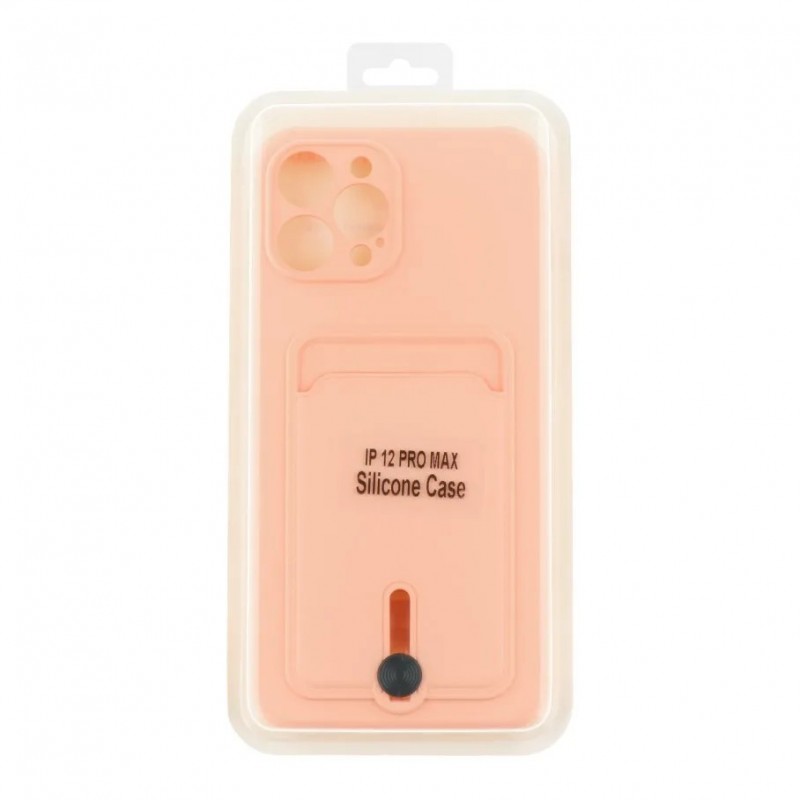 Чохол TPU Colorfull Pocket Card для iPhone 12 Pro Max Elegant Purple