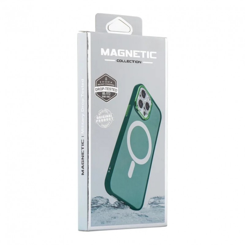 Чохол TPU+PC Space Magnetic Color with Magsafe для iPhone 14 Pro Max Green
