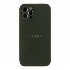 Чохол Silicone Case Full Size with Frame для iPhone 12 Pro 71.Cyprus Green