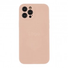 Чохол Silicone Case Full Size with Frame для iPhone 12 Pro 19.Pink Sand