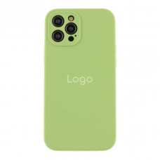 Чохол Silicone Case Full Size with Frame для iPhone 12 Pro 01.Mint