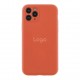 Чохол Silicone Case Full Size with Frame для iPhone 11 Pro 02.Apricot