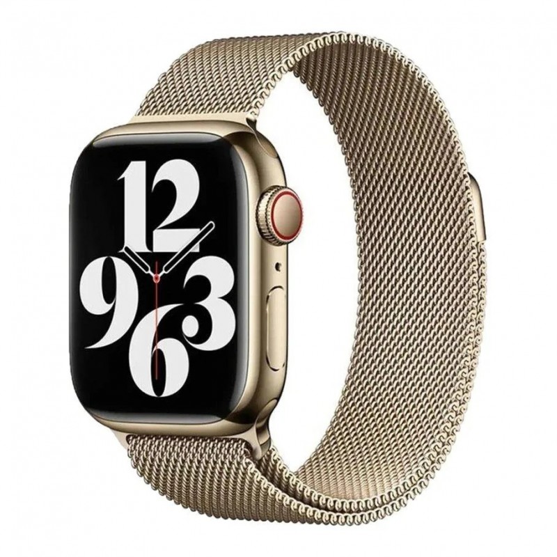 Ремінець для Apple Watch Milanese loop 38/40/41 mm Gold