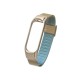 Ремінець для Xiaomi Mi Band 3 / 4 Milanese Loop Gradient Колір 05. Блакитно-Зелений