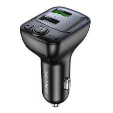 Модулятор Borofone BC41 Eminency QC3.0 Car BT FM transmitter Колір Чорний