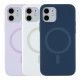 Чохол Glow Силіконовий Софтач з Магсейф для iPhone 12/12 Pro Колір Light purple