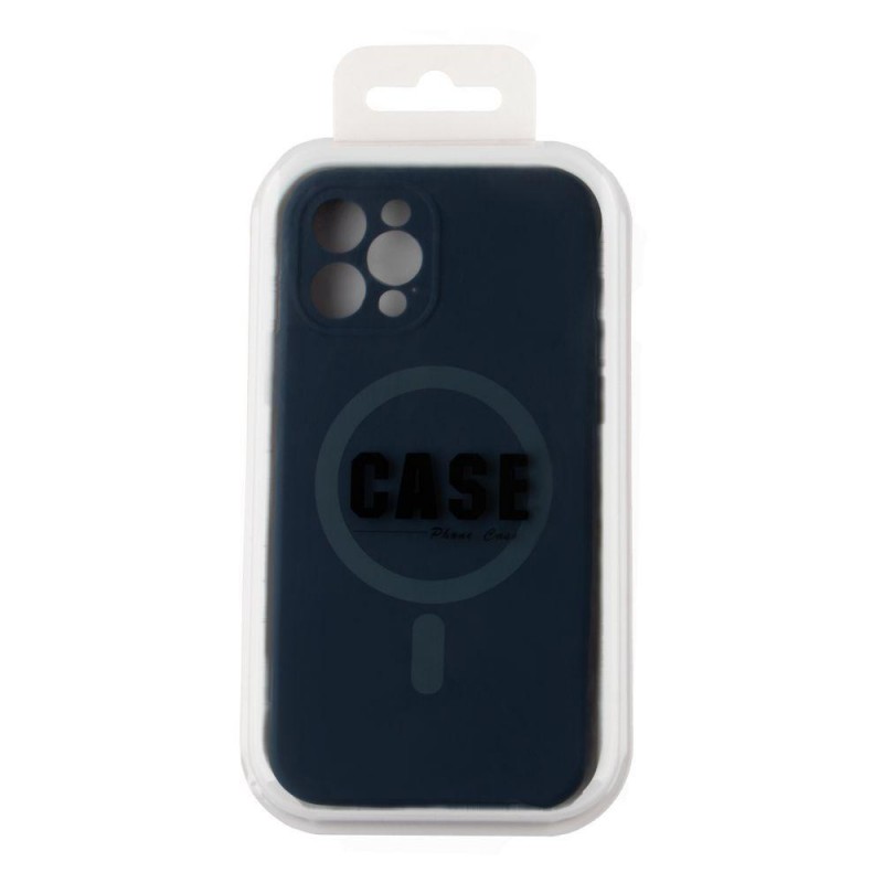 Чохол Glow Silicone Case Full Camera with Magsafe для iPhone 12 Pro Колір Blue