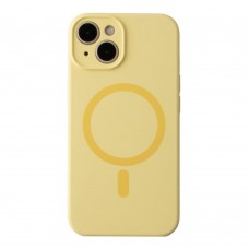 Чохол Glow Silicone Case Full Camera with Magsafe для iPhone 13 Колір Yellow