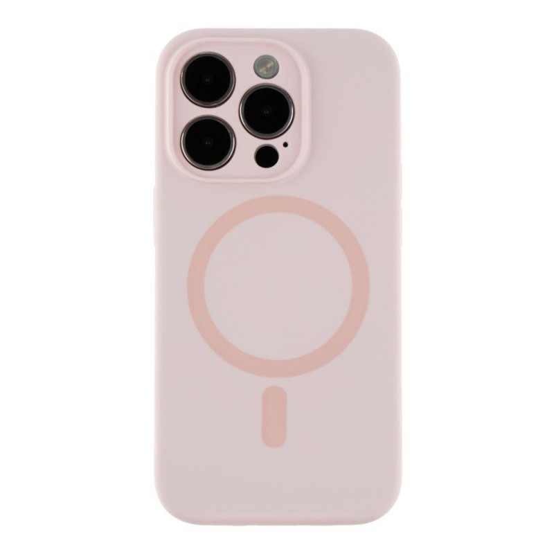 Чохол Glow Silicone Case Full Camera with Magsafe для iPhone 14 Pro Колір Pink