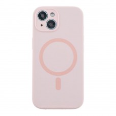 Чохол Glow Silicone Case Full Camera with Magsafe для iPhone 15 Колір Pink