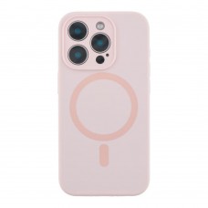 Чохол Glow Silicone Case Full Camera with Magsafe для iPhone 15 Pro Max Колір Pink