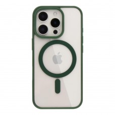Чохол NEW TPU Color with Magsafe для iPhone 16 Pro Max (Forest Green)