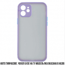 Чохол для IPHONE 5 , IPHONE 5S , IPHONE SE (Протиударний з фіолетовими бортиками) ( PF010001 )