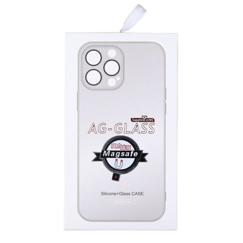 Чехол AG-Glass Matte Camera Lens with Magsafe для Iphone 14 Pro Цвет Graphite Чорний