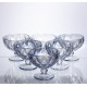 Набір креманок Diamond Blue 6 штук по 300 мл HP-19-277 прозорий для десертів йогуртів з ограненням