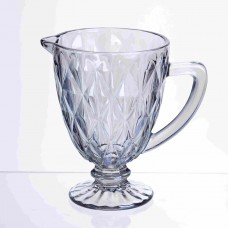 Глечик для напоїв Diamond Blue скляний 1 літр HP-19-273 глек для лимонаду газованки лимонадник прозорий