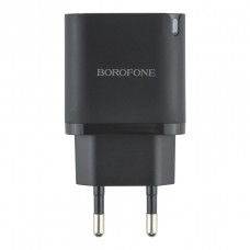 Сетевое Зарядное Устройство Borofone BA83A 1USB-C/1USB PD/QC 20W Черный