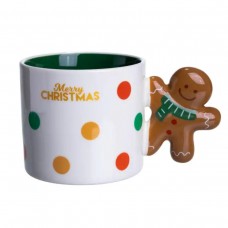 Чашка порцелянова новорічна Merry Christmas 350 (мл) Yiwu FM-CS-51WGR