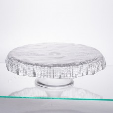 Тортівниця скляна на ніжці прозора Yiwu 64486-54