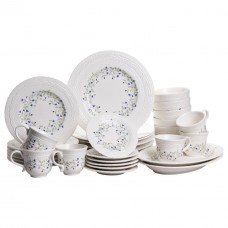 Столовий набір посуду тарілок і чашок 32 предмети на 6 персон Sophie порцеляновий, обідній столовий сервіз тарілок YY78-5A