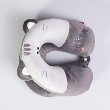 Подушка для шиї Miaow U-подібна подвійна, сірий HP-56-27G