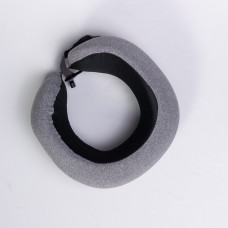 Подушка для шиї U-подібна з кейсом для зберігання світло-сіра HP-56-18