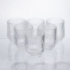 Набір склянок 6 шт по 250 мл для напоїв Прозорий HP-19-LJB-1