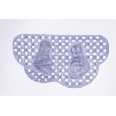 Килимок для душового піддону протиковзкий 70*40 см, сірий HP-47-8G