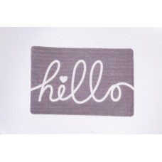 Килимок привратний декоративний 60*40 см сірий HP-47-6G