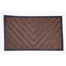 Килимок протиковзкий з рельєфним малюнком 75×45 см, коричневий HP-47-4BR