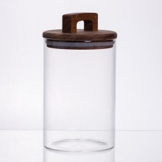 Банка для сипучих продуктів з бамбуковою кришкою 900 мл 64486-66