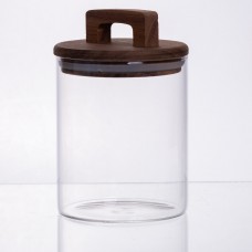 Банка для сипучих продуктів з бамбуковою кришкою 800 мл 64486-65