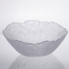 Салатниця велика скляна прозора 1 літр кругла 64486-49