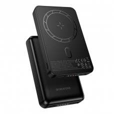Универсальная Мобильная Батарея Power Bank Borofone BJ82 Dawn magnetic wireless 5000mAh Черный