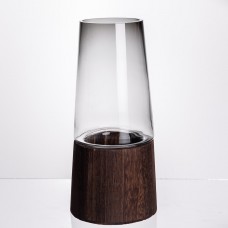 Ваза для квітів кругла скляна 29 (см) декоративна ваза 2 (л) із товстого скла HP-19-161-1