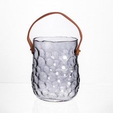 Ваза сумочка з ручкою 13×9.5×18 см декоративна Сірий HP-19-153-5