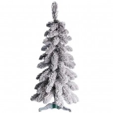 Штучна міні ялинка "Снігова королева" засніжена на пластиковій підставці 55 см SOK-M-05-2