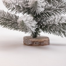 Штучна новорічна міні ялинка «Полонинська» зимова 45 см SOK-M-04-2