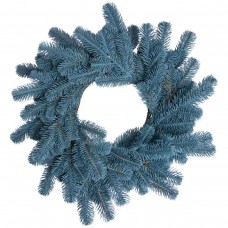 Штучний різдвяний вінок Блакитний Святковий 60 см TD-VINBL
