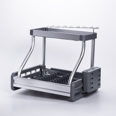 Сушарка для посуду двоярусна з піддоном HP-46-7