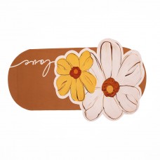 Килимок універсальний овальний вологостійкий Помаранчевий HP-42-15O