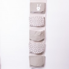 Підвісний органайзер на 5 відділень 20×58 (см) Сірий HP-41-13G