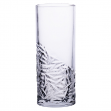 Скляна ваза для квітів 29.5 см прозора HP-19-143